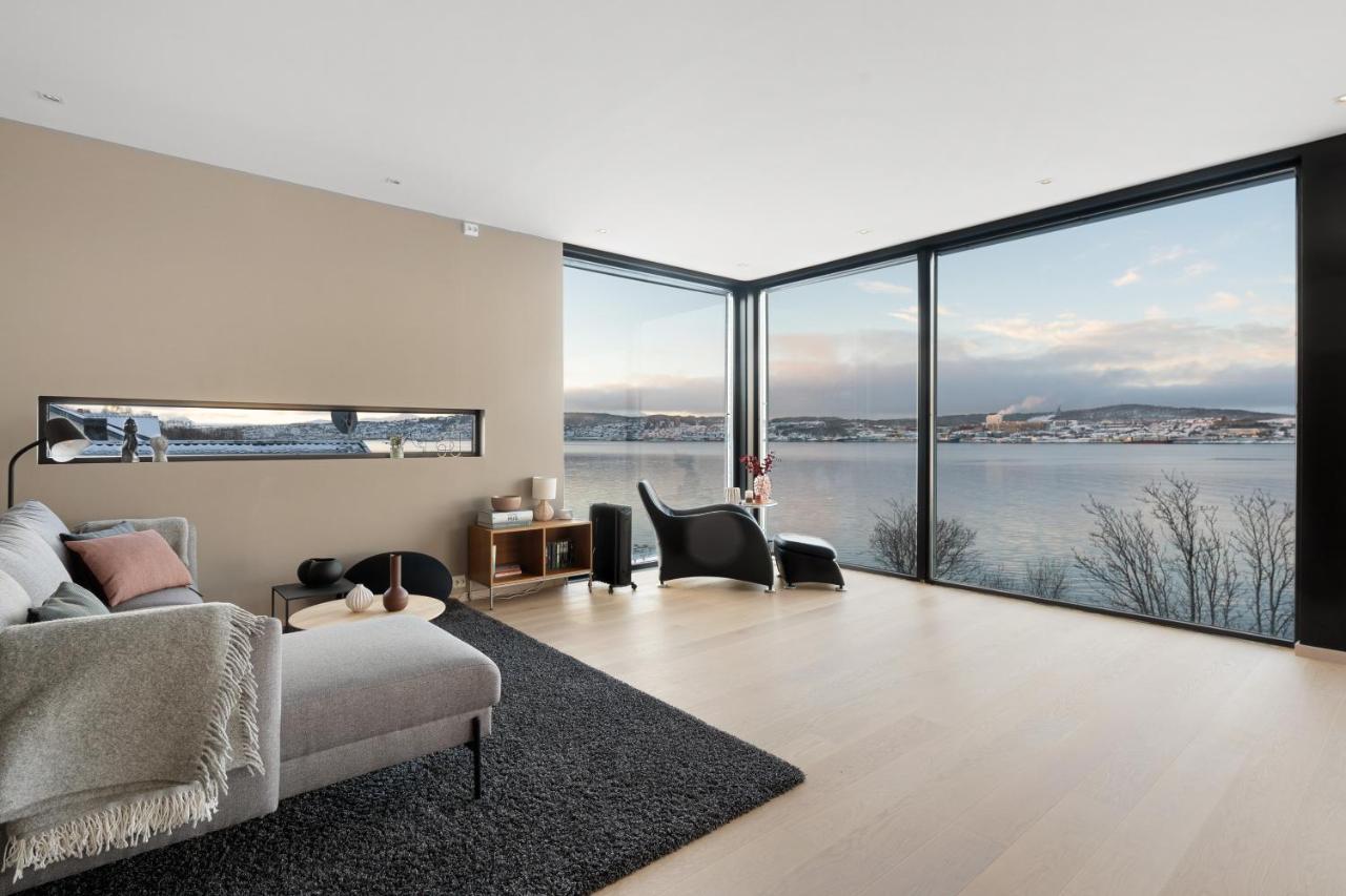 Oceanfront Penthouse Duplex Wamazing View! Apartment Tromsø Exterior foto